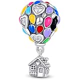 MICOO 925 Sterling Silver Charm Pendants - Airplane, Passport, Evil Eye & Butterfly For Bracelets & Necklaces