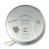 USI - (2 Pack) MIC1509S 3-in-1 Hardwired Fire and Carbon Monoxide Smart Alarm with 10 Year Sealed Battery