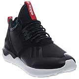 adidas mens Tubular Running Weave CBLACK,TOMATO,FTWWHT S82651