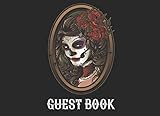 Guest Book: Sugarskull Girl Guest Book for Halloween Party (halloween party ideas) by
