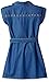 Speechless Girls' Denim Drop Shoukder Shirt Dress with Gromments