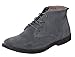 UJoowalk Men's Classic Lace Up Original Suede Leather Casual Oxfords Shoes (8 D(M) US, Gray-Fur)