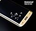 ProChosen Galaxy S7 Edge Screen Protector [Full Coverage], HD Clear Anti-Bubble Tempered Glass Screen Protector for Samsung Galaxy S7 Edge - Gold