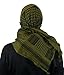 PDTXCLS Zephyr Shemagh Tactical Desert Scarf - Olive/Black
