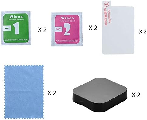 SyndeRay Ultra-Clear Tempered Glass Screen Protector and Lens Cap Cover for GoPro HERO5 Black Action Camera
