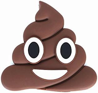 Emoji Powerbank 2200mah Power Bank External Battery Charger Poop Unicorn Cartoon Portable Backup Pack use with any USB compatible device (Poop)