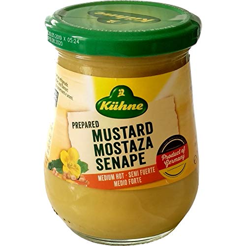 Kuhne Medium Hot German Mustard 250ml Amazon.co.uk Grocery