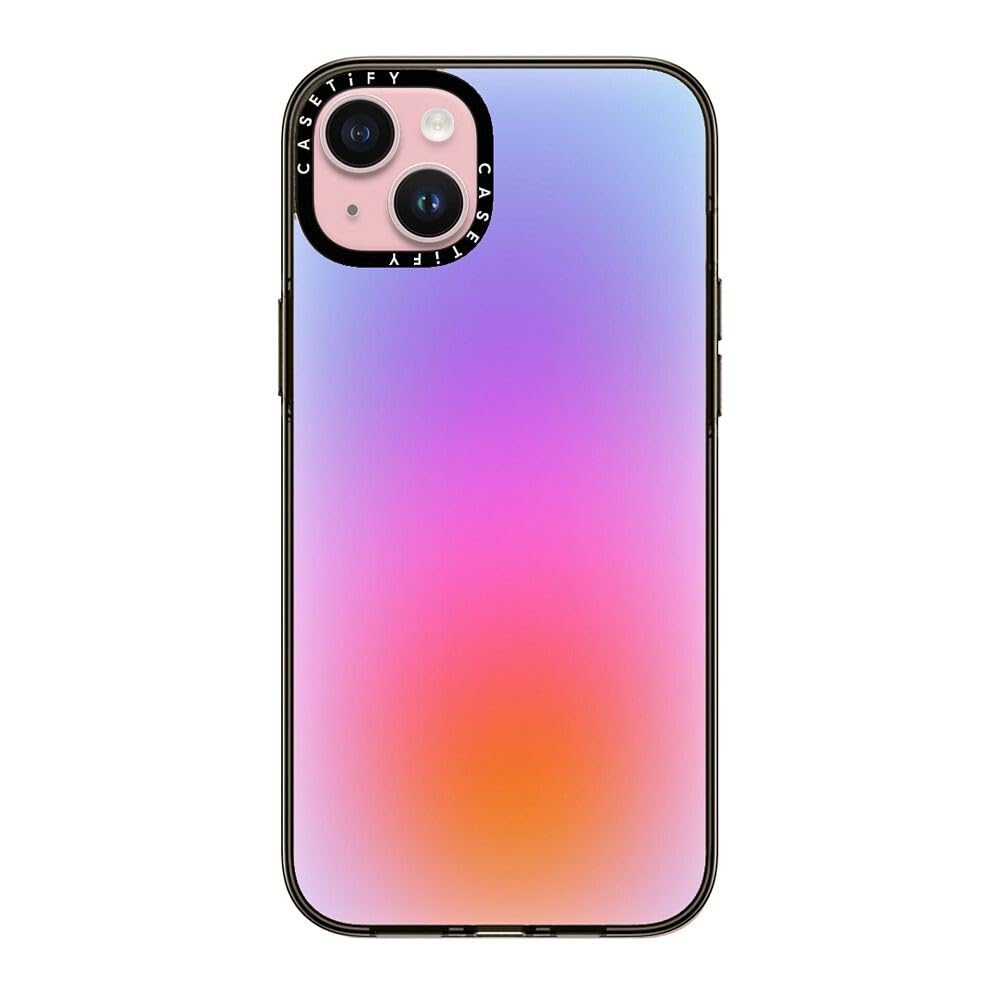CASETiFY Compact Case for iPhone 15 Plus [2X Military Grade Drop Tested / 4ft Drop Protection] - Color Cloud - Clear Black — image 1