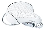 XLC Classic Cruiser Saddle w/Springs; White/Black