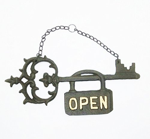 Open & Closed Sign Key Lock Idea Metal Wall Sign Bar Pub Club Plaque Decor - Thumbnail 6