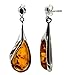 Ian and Valeri Co. Amber Sterling Silver Classic Teardrop Earrings