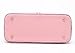TIBES Fashion Women's PU Leather Handbag Shoulder Bag Purse Card Holder 4pcs Set Tote (M(332414CM), Pink)