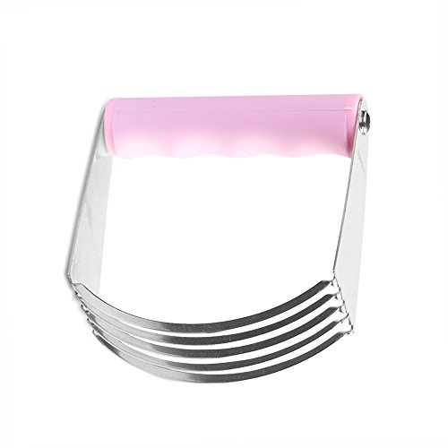 Pastry Cutter Stainless Steel - Professional Baking Dough Blender with Blades