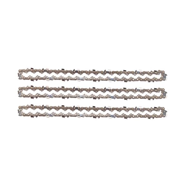 3 tallox Sägeketten 3/8" 1,3 mm 39 TG 25 cm Schwert kompatibel mit Black & Decker