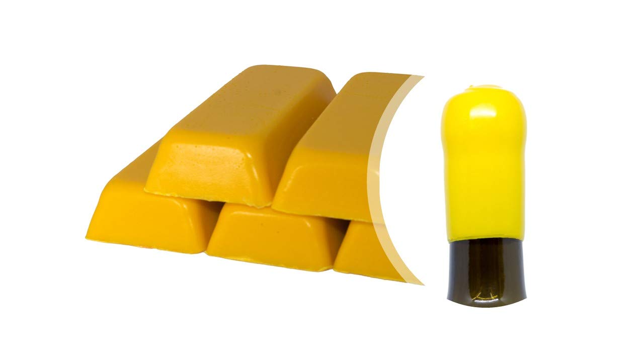 Generico 500 g Yellow Shellac or Soft Sealing Wax for Sealing Bottles of Wine, Beer, Grappa, Liquor (Yellow)