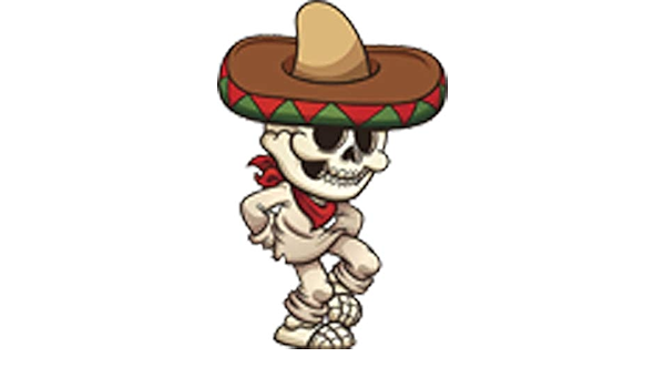 Amazon Com Happy Cute Kids Dia De Los Muertos Esqueleto Dancer Dibujos Animados Vinilo Calcomania Boy Arte Manualidades Y Costura