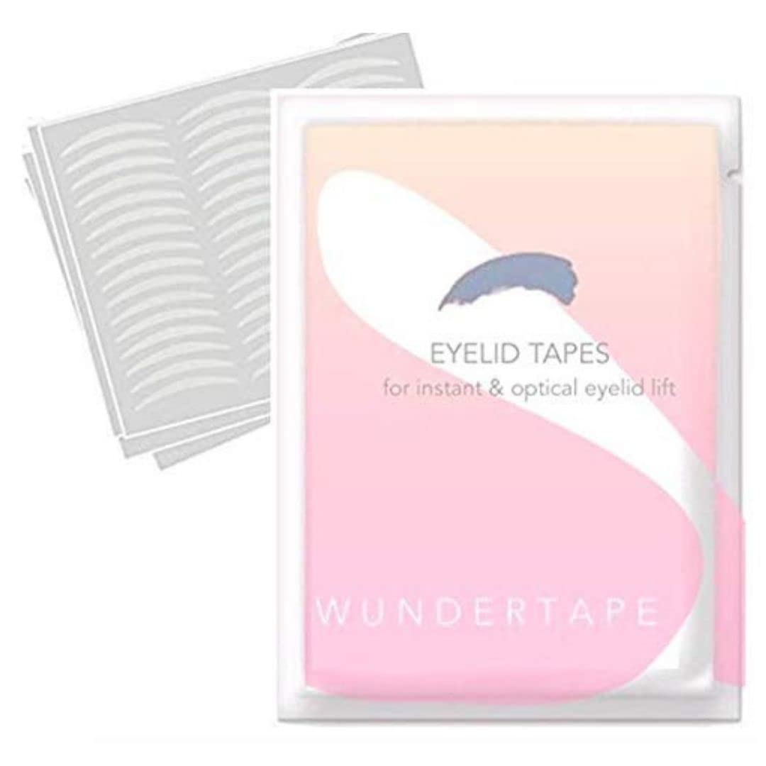 Double Eyelid Tape 240 x L WUNDERTAPE instant eyelid lift strips (eyelid tapes for hooded droopy eyes) eye tape stickers for 24h stay, waterproof (240 x size S)