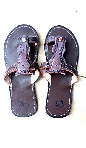 mens leather sandals amazon