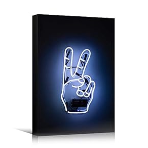 signwin Canvas Wall Art Light Quotes Bedroom Industrial...