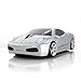 CHUYI Car Shaped 2.4GHz Wireless Mouse 1600DPI Optical Office Mice with USB Receiver for PC Computer Laptop Gift (Silver)