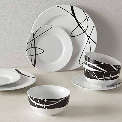 Amazon-Basics-18-Piece-Kitchen-Dinnerware-Set-Plates-Dishes-Bowls-Service-for-6-Cursive