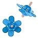 4 Pieces Wood Spinning Tops Wooden Handmade Flower Pattern Toys for Children Kids