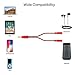 3.5mm Headphone Splitter, MillSO TRS 3.5 mm Audio Splitter TRS Stereo Jack Aux Splitter Male to 2 Female Cable Compatible for Two Earphones to Smartphone, Mp3, Laptop – 20cm/8inch