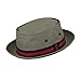 Stetson Men's Water Repellent Brim Fedora w/ Striped Trim