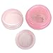 Beauticom 24 Pieces 10G/10ML Pink Frosted Container Jars with Inner Liner for Lotion, Toners, Lip Balms, Makeup Samples - BPA Free