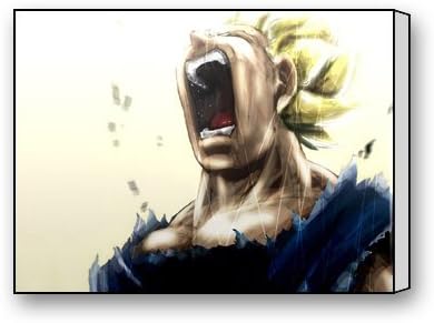 PrettyLee Custom Modern Wall Art Home Decor Canvas Prints Dragon Ball Z Anime Desktop 16 X 12 Inch
