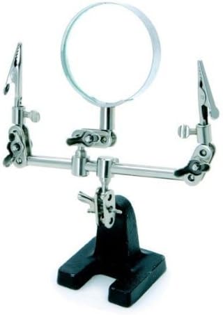 Rolson Tools 60335 Heavy Duty Helping Hand with 60mm Magnifying Glass by Rolson Tools
