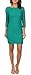 Berydress 3/4 Sleeve Full Zip Back Short Lace Cocktail Dress (4, Green)