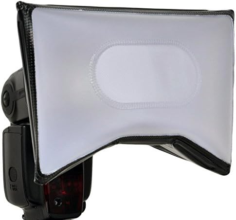 Opteka SB-15 AF-Compatible 7" X 5" Universal Softbox Diffuser for Camera Flashes