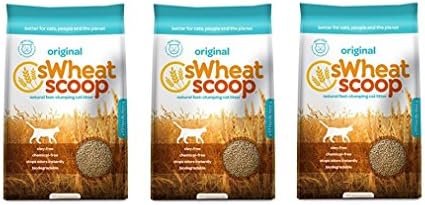 sWheat Scoop Cat Litter, 36 Pound (Pack of 3)