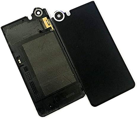 Replacement Pats Back Cover Case Back Door Back Housing Door with Camera Lens Replacement For BlackBerry Keyone kye one Silver