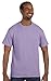 Hanes Ultimate Tagless Double-Needle Crewneck T-Shirt, Black, Large