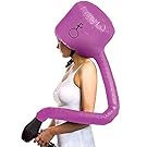 Deluxe Softhood Bonnet Hair Dryer Attachment - Pink