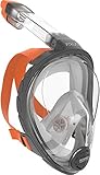 Ocean Reef ARIA Snorkeling Mask Easy Breath Full Face Design, Anti-Fog Snorkel (Small/Medium)