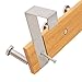 BuirStory Hanging Tree Bamboo Stainless Steel Over Door Hook Rack, Door Hanger - 5 Hook