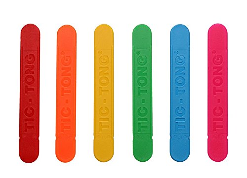 Tic-Tongᵀᴹ Standard Model - Tutti-Frutti Flavored Tongue Depressors - 6 Packs containing 40 Units Each