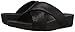 FitFlop Women's Swoop Slide Flip Flop, Black, 7 M US