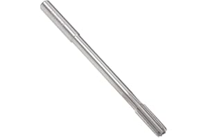 uxcell 5.5mm Chucking Reamer, HSS Cobalt M35 Lathe Machine Reamer D4 6 Straight Flutes, Round Shank Milling Cutting Tool, for