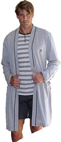 MASSANA - Bata Hombre Fina Gris, XXL: Amazon.es: Ropa y accesorios