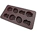 8 Cavity Rabbit Easter egg Silicone mold chocolate molds cake DIY mould