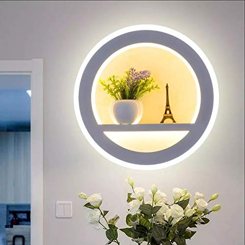 Smartway  -23W Wall led Lamp Round,Tower & Flower, (Warm White + White)