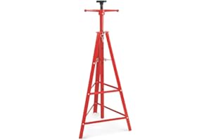 AFF 2 Ton Underhoist Stand - High Lift Stabilizing Stand - Adjusts from 55" to 85.5" - Supports Vehicle Components Only - For Exhaust and Suspension Work