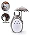 Totoro Umbrella LED Night Light Kid's Character Lamp USB Charge (White) / Totoro Hair Bad Gifts
