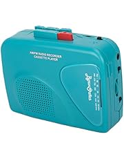 Byron Statics Portable Cassette Players Recorders FM AM Radio Walkman Tape Player Built In Mic External Speakers Manual Record VAS Automatic Stop System 2AA Battery Or USB Power Supply Headphone