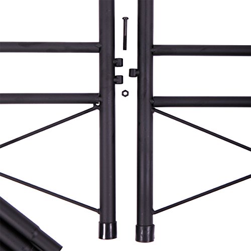 Thegreatshopman 4 Panel Room Divider Privacy Folding Screen Durable Movable Partition Black