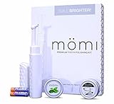 Momi Premium Professional Strength Tooth Whitening and Polishing System - Mint Flavor by Momi Whitening